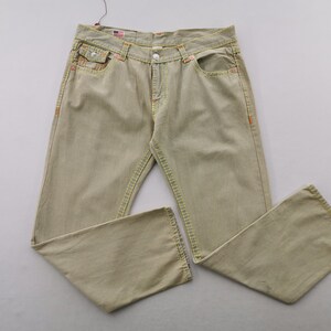 True Religion Jeans Vintage 90s True Religion Color Denim Jeans Made In USA Size 43 image 2