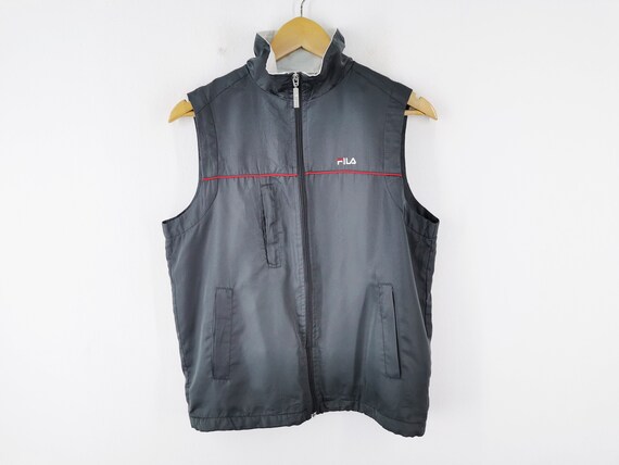 Coupe vent Fila Veste Fila vintage Veste sans manches Fila Taille M Etsy France