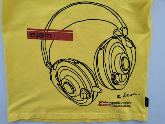 ELEM Shirt Vintage ELEM Graphic Design T Shirt Made In Japan Size M View 4