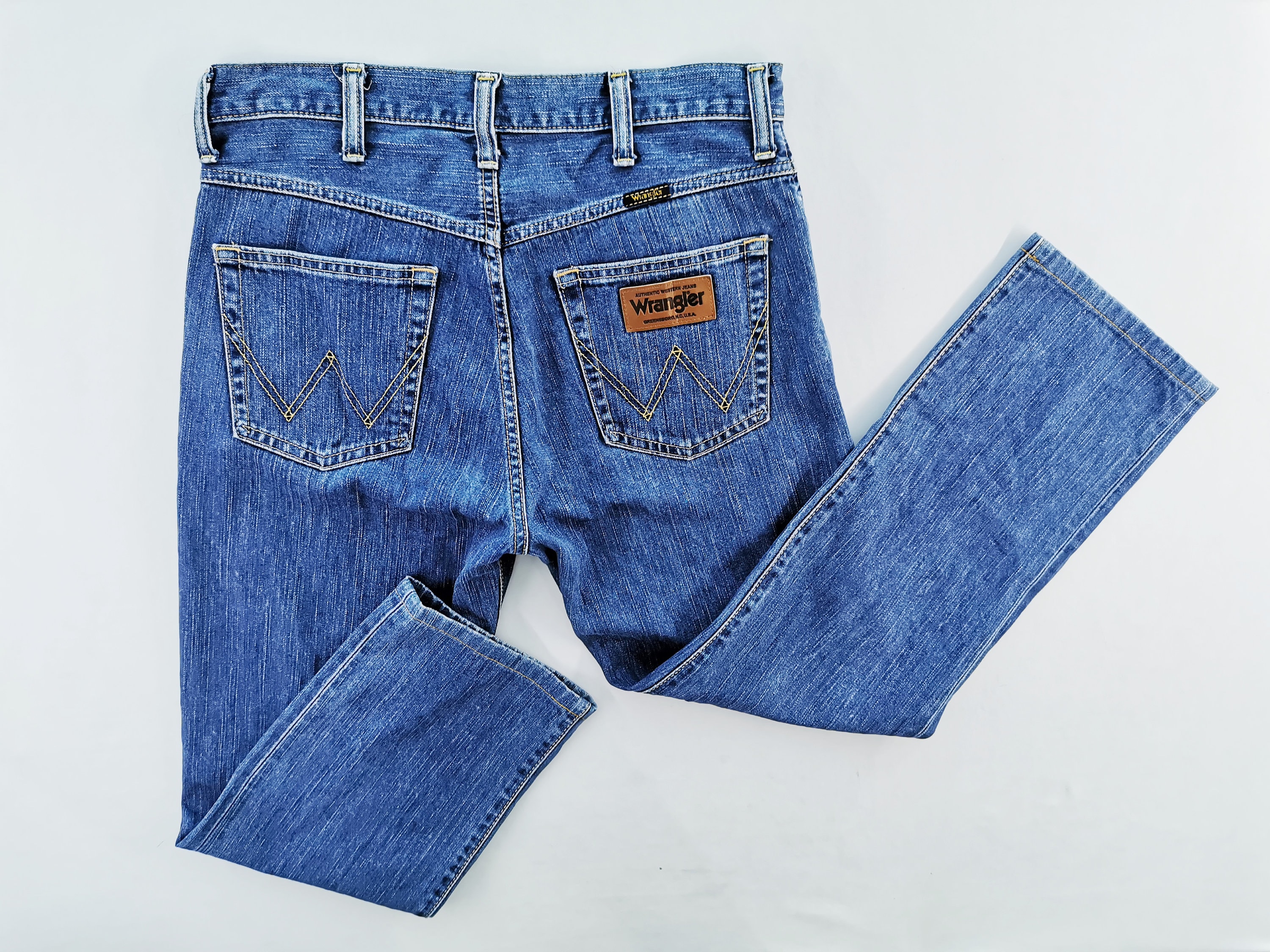 Wrangler Jeans Distressed Vintage Size 32 Wrangler Denim Pants - Etsy