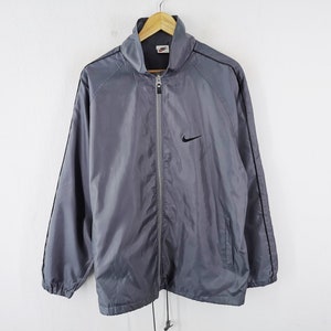Nike Jacke Vintage 90er Jahre Nike Swoosh Windbreaker Jacke Size L