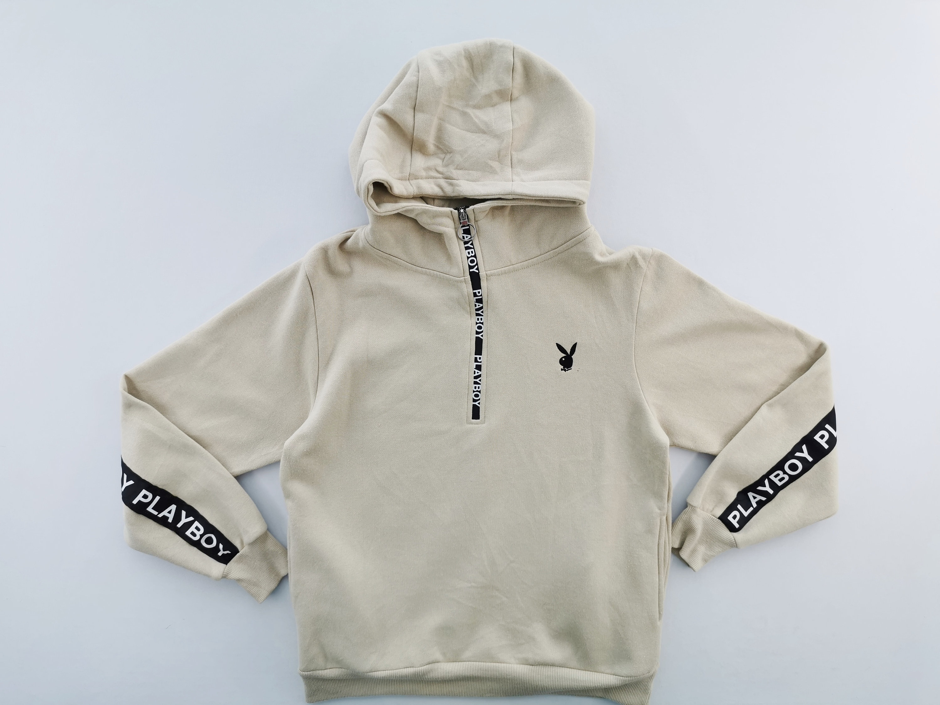 Fleece Hoodie Playboy Hoodie White White Playboy Checkered Hoodie