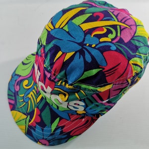 Adidas Cap Adidas Hat Vintage 90&#39;s Adidas Multicolor Full Hat Cap Made In Japan