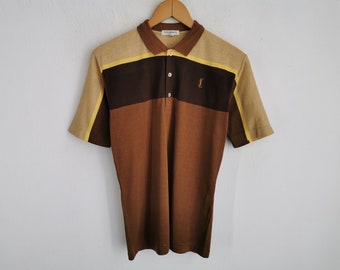 Camisa Yves Saint Laurent Vintage 90s Talla 4 Polo con logotipos de Yves Saint Laurent Talla M