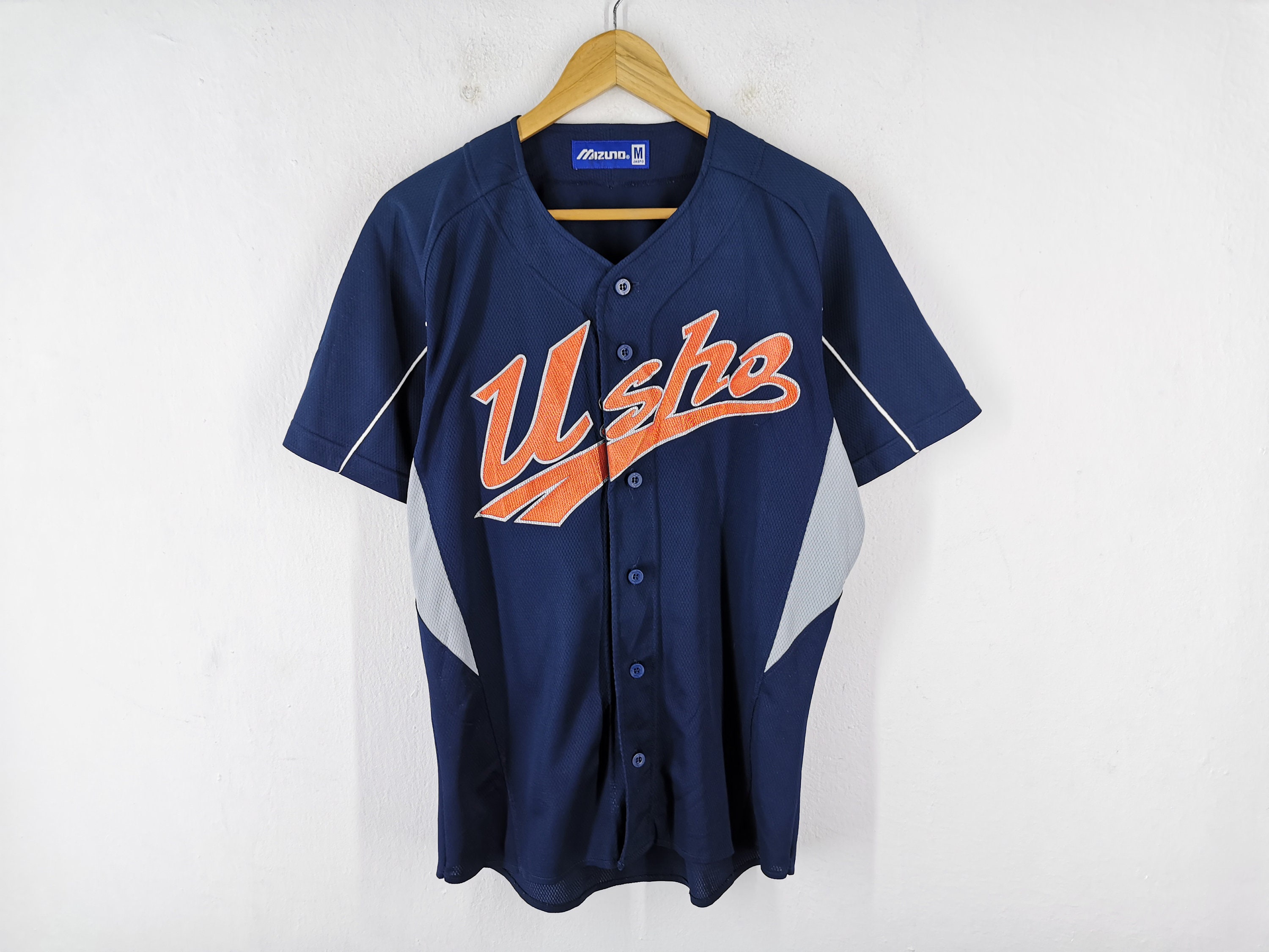 Mizuno Shirt Vintage 90's Jaspo M Mizuno USHO Japan Baseball Team