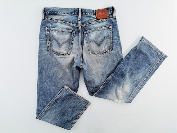 Iluminar Sophie Miserable Levis 502 Jeans Distressed Talla 34 Levis 502 Pantalones - Etsy España