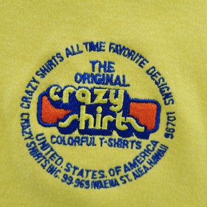Crazy Shirts Sweatshirt Crazy Shirts Pullover Vintage 90’s Crazy Shirts Sweater Size L
