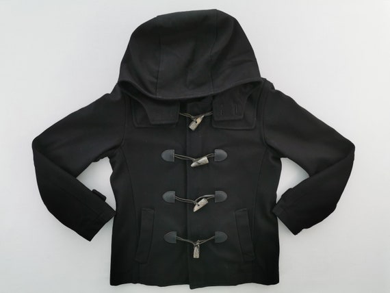 Journal Standard, Journal Standard Jacket Vintage 90's Journal Standard Hoodie Wool Jacket Made In England Size M