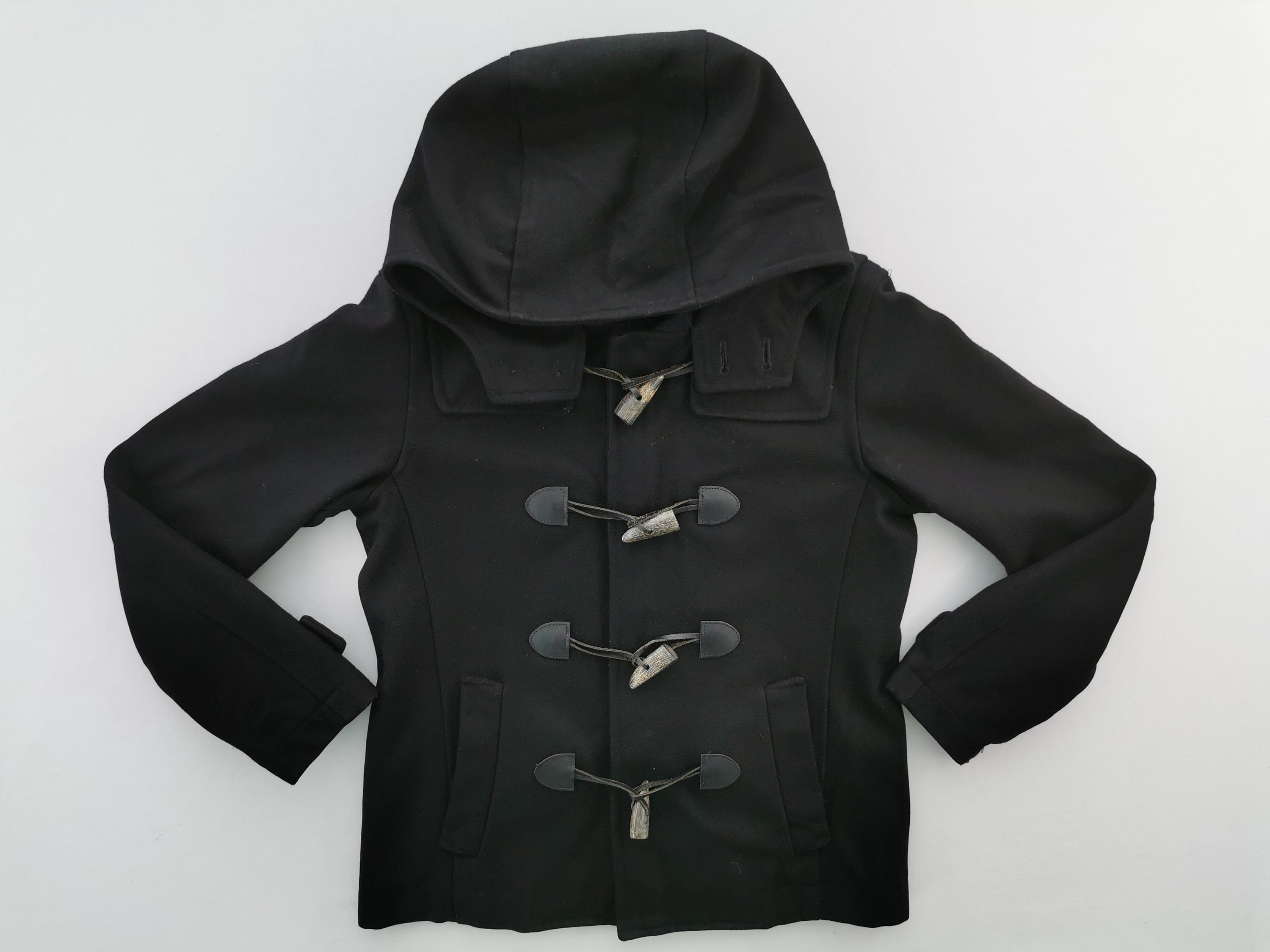 Journal Standard, Journal Standard Jacket Vintage 90's Journal Standard Hoodie Wool Jacket Made In England Size M
