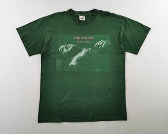 The Smiths the Queen is Dead Vintage Vibe T-shirt (green / Pink