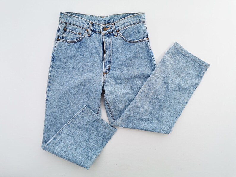 Wrangler Jeans Distressed Size 32 Vintage Wrangler Denim Pants Made In Japan Size 31/32x28.5 image 2