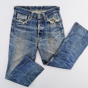 Denime Jeans Distressed Vintage Denime Made in Japan