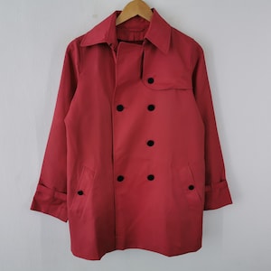 Burberry Jacket Vintage 90s Burberry Coat Blazer Jacket Size M/L