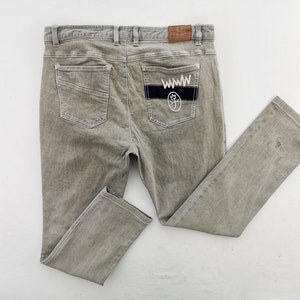 Castelbajac Jeans Distressed Vintage Jean Charles de Castelbajac Denim Pants Size 34/35x30.5