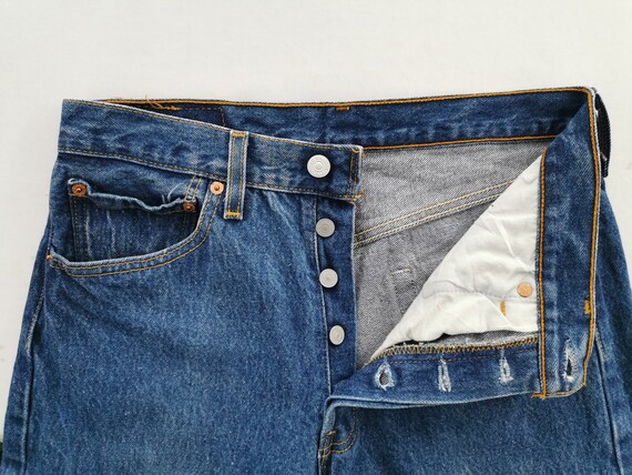 Levis 501 Jeans Distressed Size 32 Levis 501 Deni… - image 8