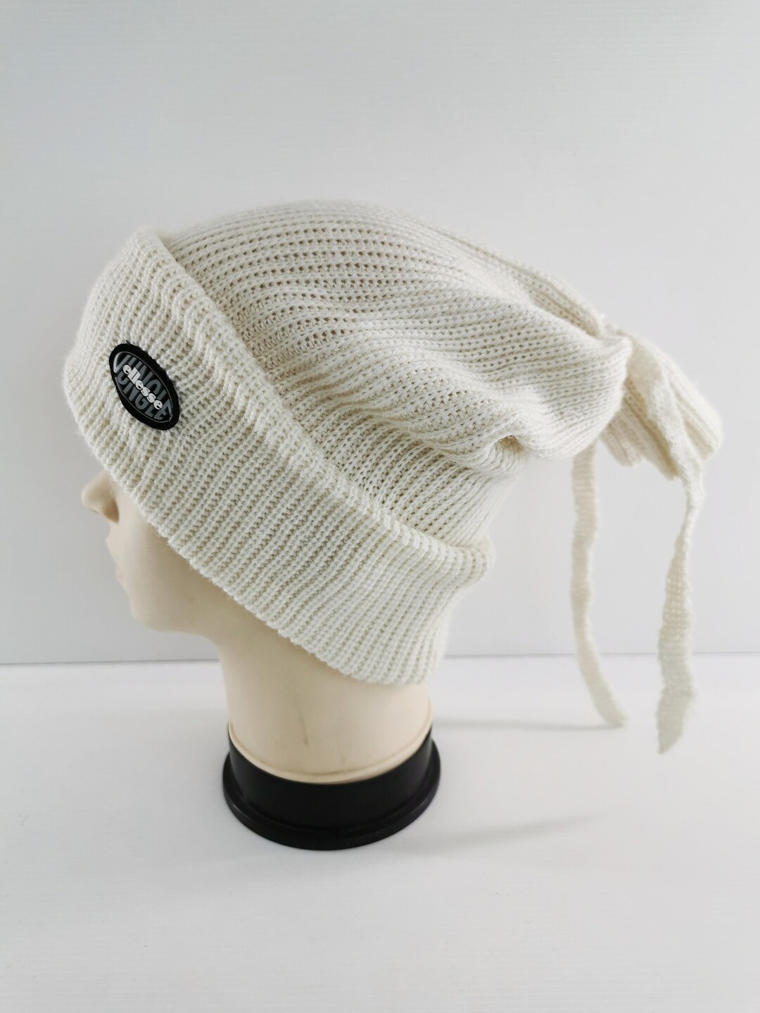 【vintage】90s ellesse 耳当て Beanie Knit Ellesse Beanie Vintage Ellesse Hat Vintage 90's Ellesse Made