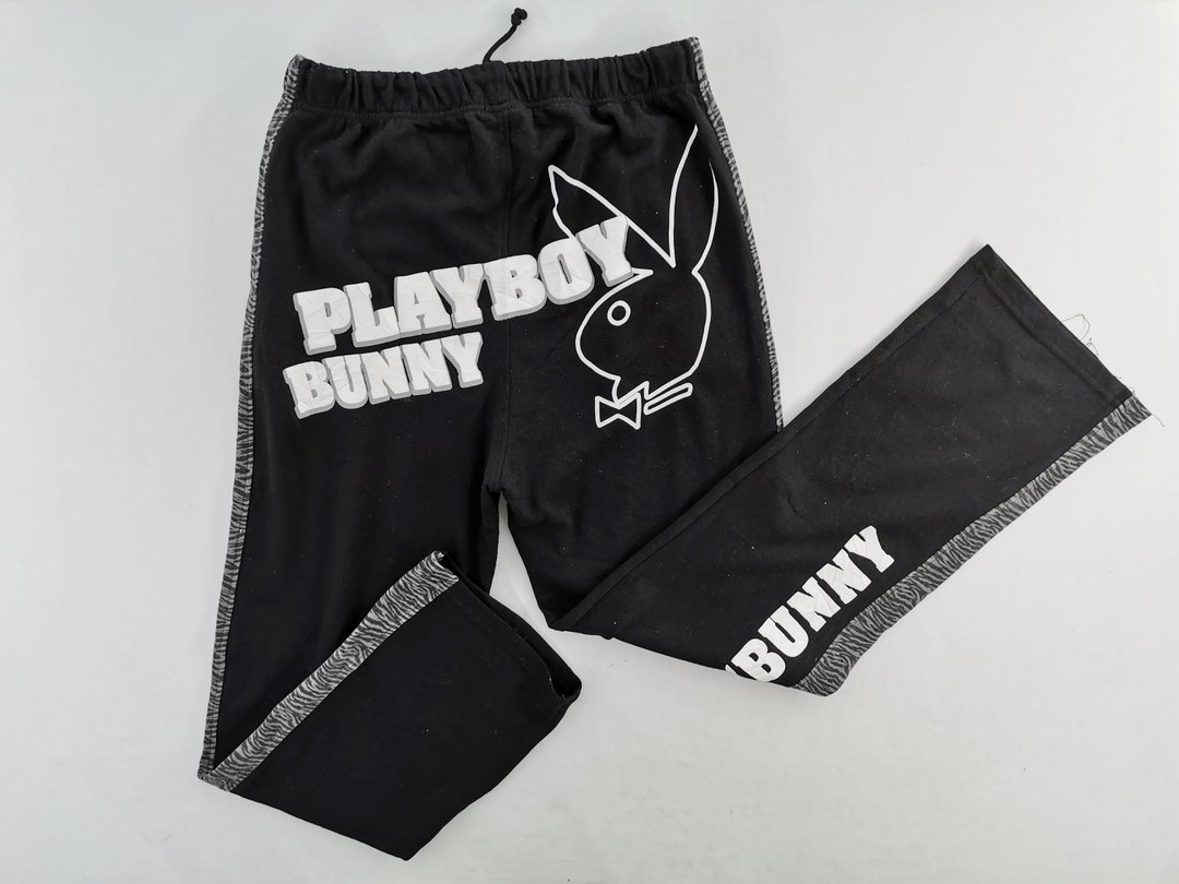 Playboy Pants Size L Playboy Big Logo Track Pants Size Etsy