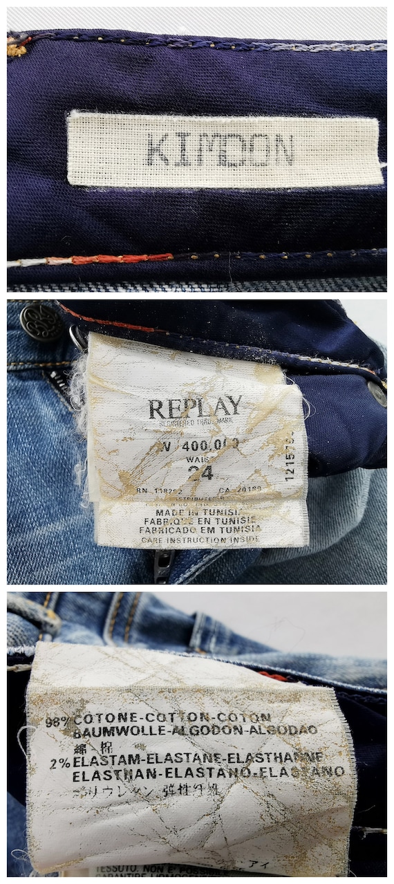 Replay Jeans Distressed Vintage Replay Denim Pant… - image 9