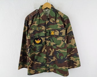 Veste militaire Veste militaire vintage Veste militaire de l'armée coréenne Taille L