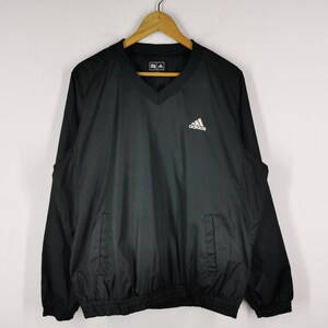 Adidas Jacket Vintage Adidas Big Logo Pullover Windbreaker Jacket Size XL