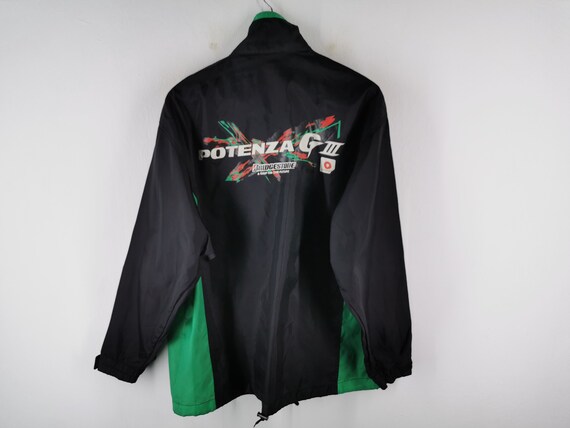 Potenza Jacket Vintage Potenza G III Bridgestone Windbreaker Jacket Size L