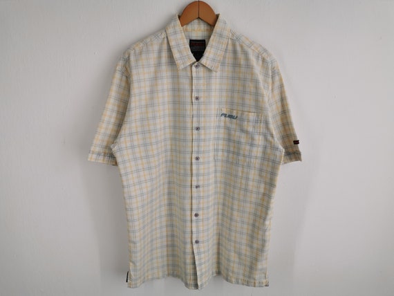 fubu dress shirts Fubu The Collection Dress Shirt Button-Front L/S XL 17-36/37 French Cuff Cotton