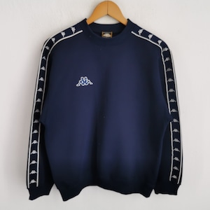 Kappa Tracktop Kappa Jacket Vintage Kappa Logos Pullover Track Jacket Made in Japan Size M