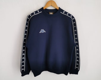 Kappa Trainingsjacke Kappa Vintage Kappa Logos Pullover Trainingsjacke Made in Japan Gr. M