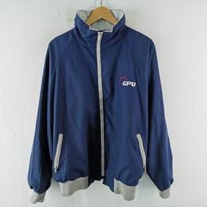 Veste Auburn vintage des années 90 Auburn Sportwear GPU coupe-vent Made In USA taille XXL