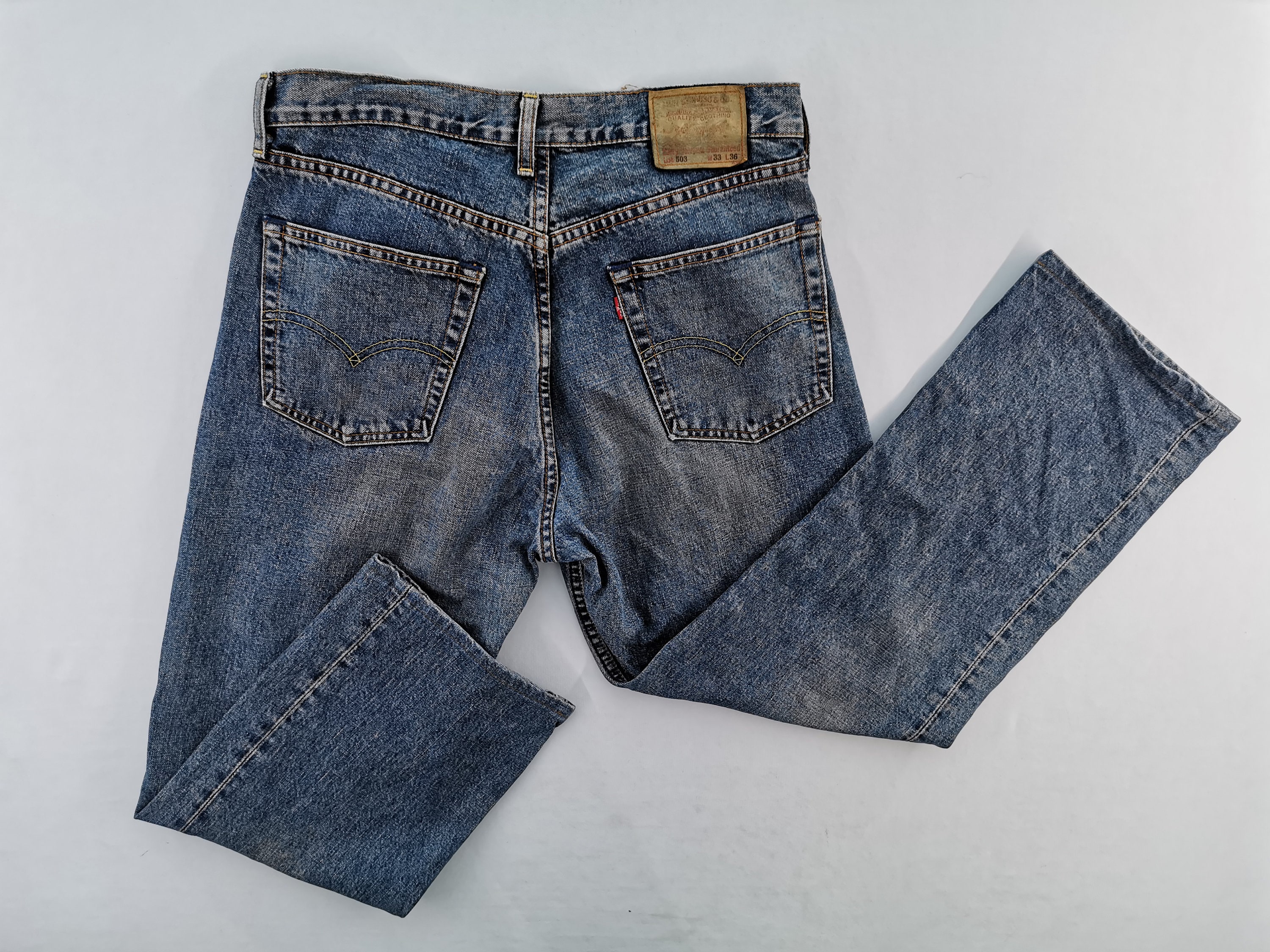 Levi’s リーバイス　503 W33 L34 デニムパンツ　 ジーンズ GE057Levi\u0027s 503 W33 L34 ブラック ジーンズ ジーパン デニムパンツ メンズブランド古着 リーバイス503 送料無料