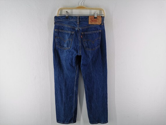 Levis 501 Jeans Distressed Size 32 Levis 501 Deni… - image 4