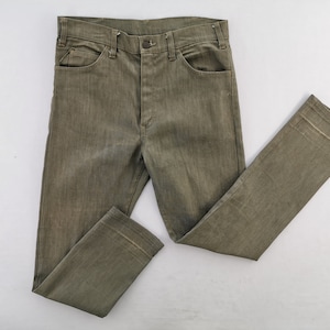 Levis Pants Distressed Vintage 70&#39;s Levis Big E Denim Pants Made In USA Size 32/33x30