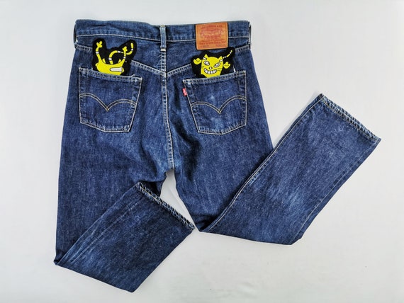 Rejse kanal Minde om Levis 503B Jeans Distressed Vintage 90s Size 34 Levis 503B - Etsy