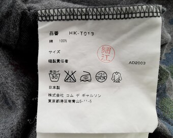 cdg wash tag