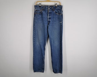 Pantalones vaqueros Levis vintage, lote 501, vaqueros de mezclilla, fabricados en EE. UU., talla 32