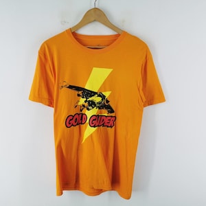 Bump of Chicken Shirt Bump of Chicken Gold Glider Japanese Alternative Rock Group T Shirt Size L