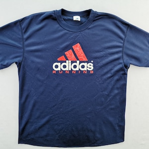 Adidas Shirt Vintage 90&#39;s Adidas Running Made In Japan Jersey Size L