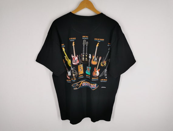 Famous Guitar Shirt Vintage Famous Guitar T Shirt Size XL - Etsy