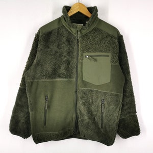 Engineered Garments Jacket Engineered Garments Collaboration Patchwork Fleece Jacket Size L