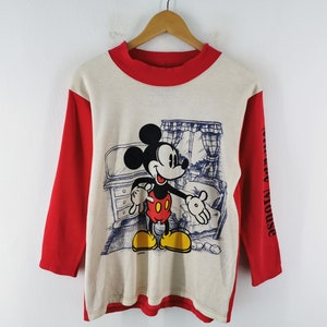 Mickey Mouse Shirt Vintage Mickey Mouse All Over Print T Shirt Size M