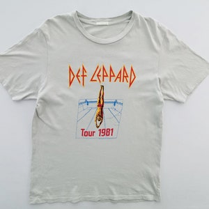Def Leppard Shirt Def Leppard Rock Band T Shirt Size M