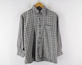 Lyle And Scott Shirt Vintage Lyle And Scott Pyjama Knopfshirt Größe L