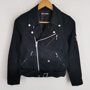 Hell Cat Punks Jacket Vintage Hell Cat Punks Denim Jacket Womens Size S