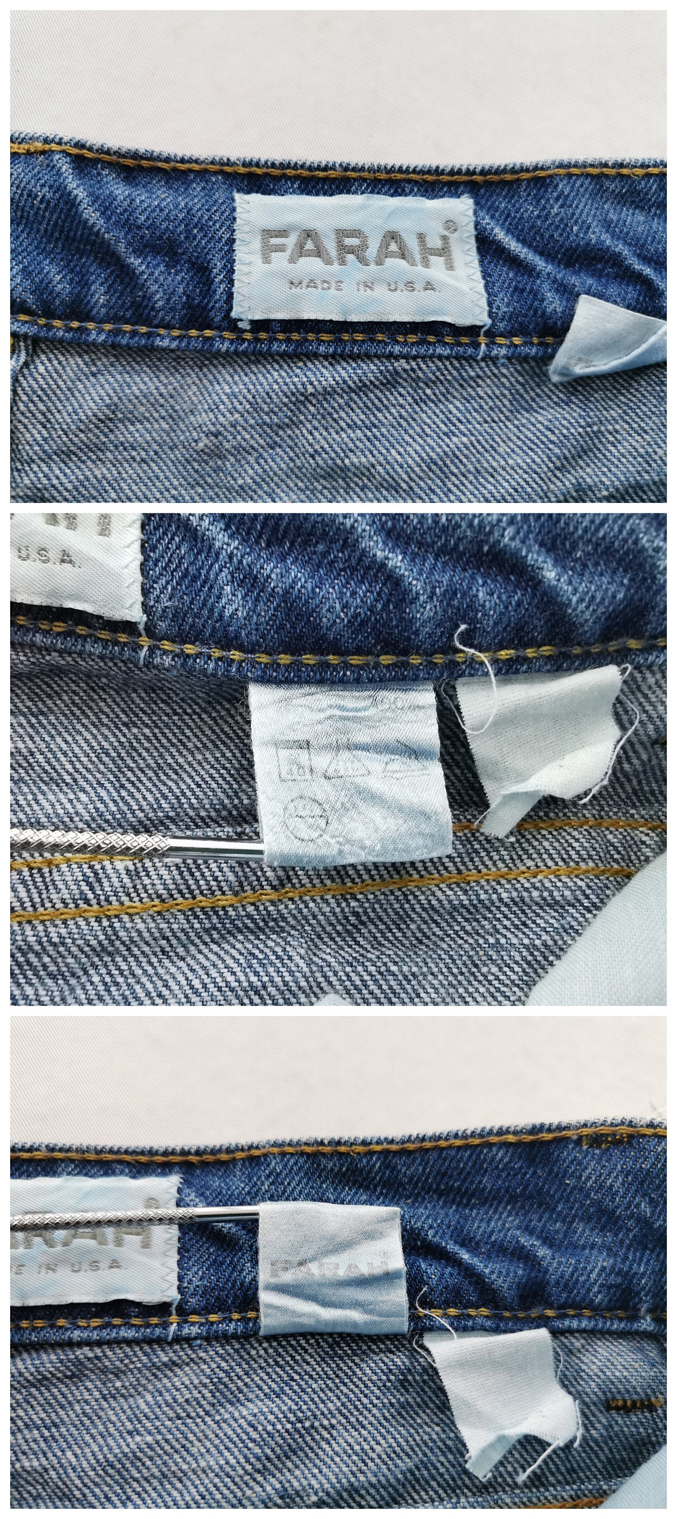 Farah Jeans Vintage Farah Denim Pants Size 29 - Etsy Farah Jeans Vintage Farah Denim Pants Size 29 - Etsy