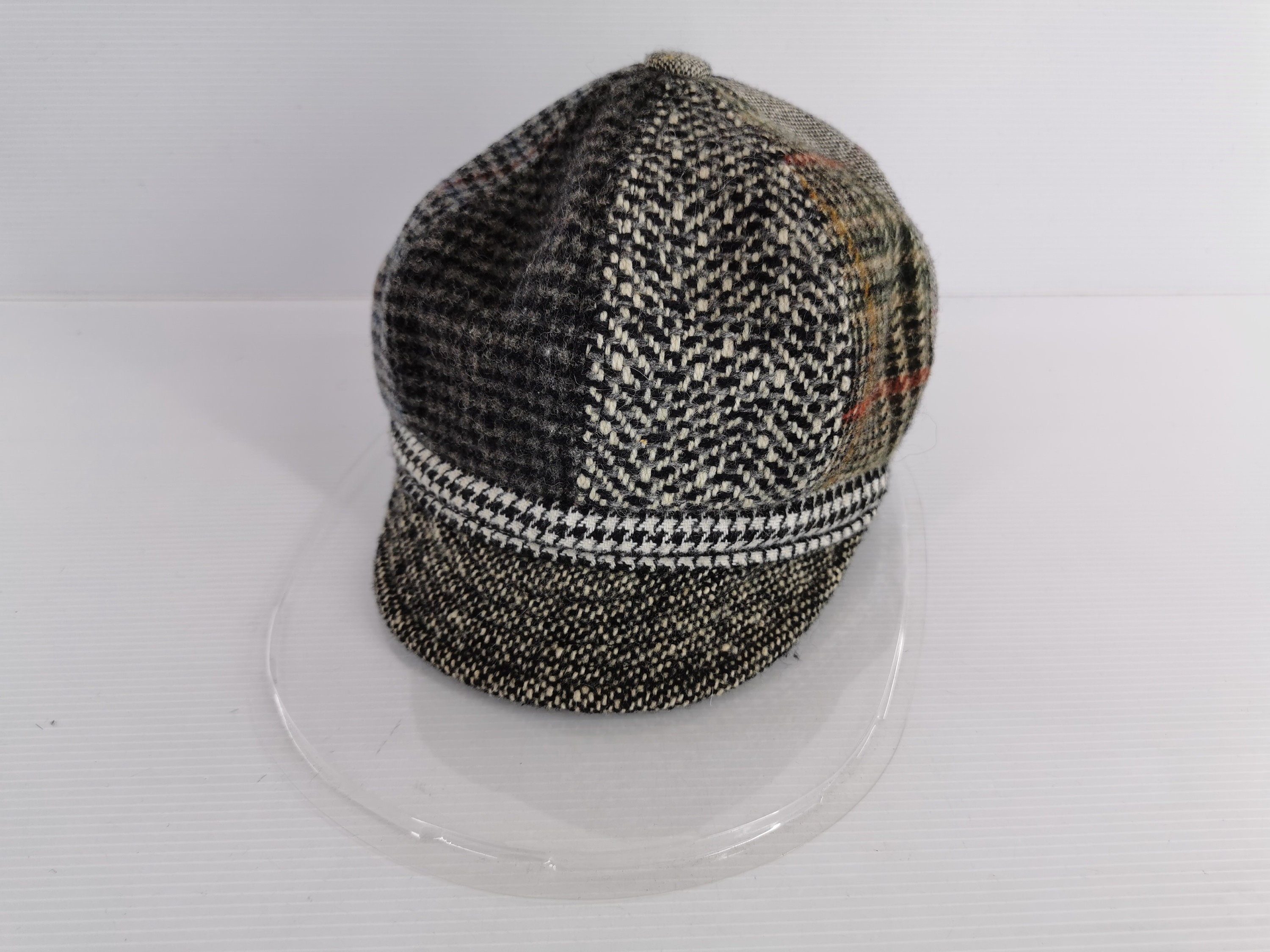 USA newyork hat co. suède Newsboy cap New York Hat Co Cap Vintage New York Hat Co Patchwork Newsboy Hat