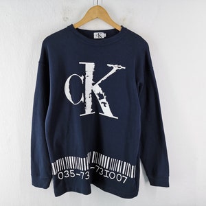 Calvin Klein Shirt Vintage Calvin Klein Long Sleeve T Shirt Made In USA Size M