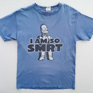 シンプソンズ シャツ ヴィンテージ シンプソンズ I Am So Smart Tシャツ サイズ M
