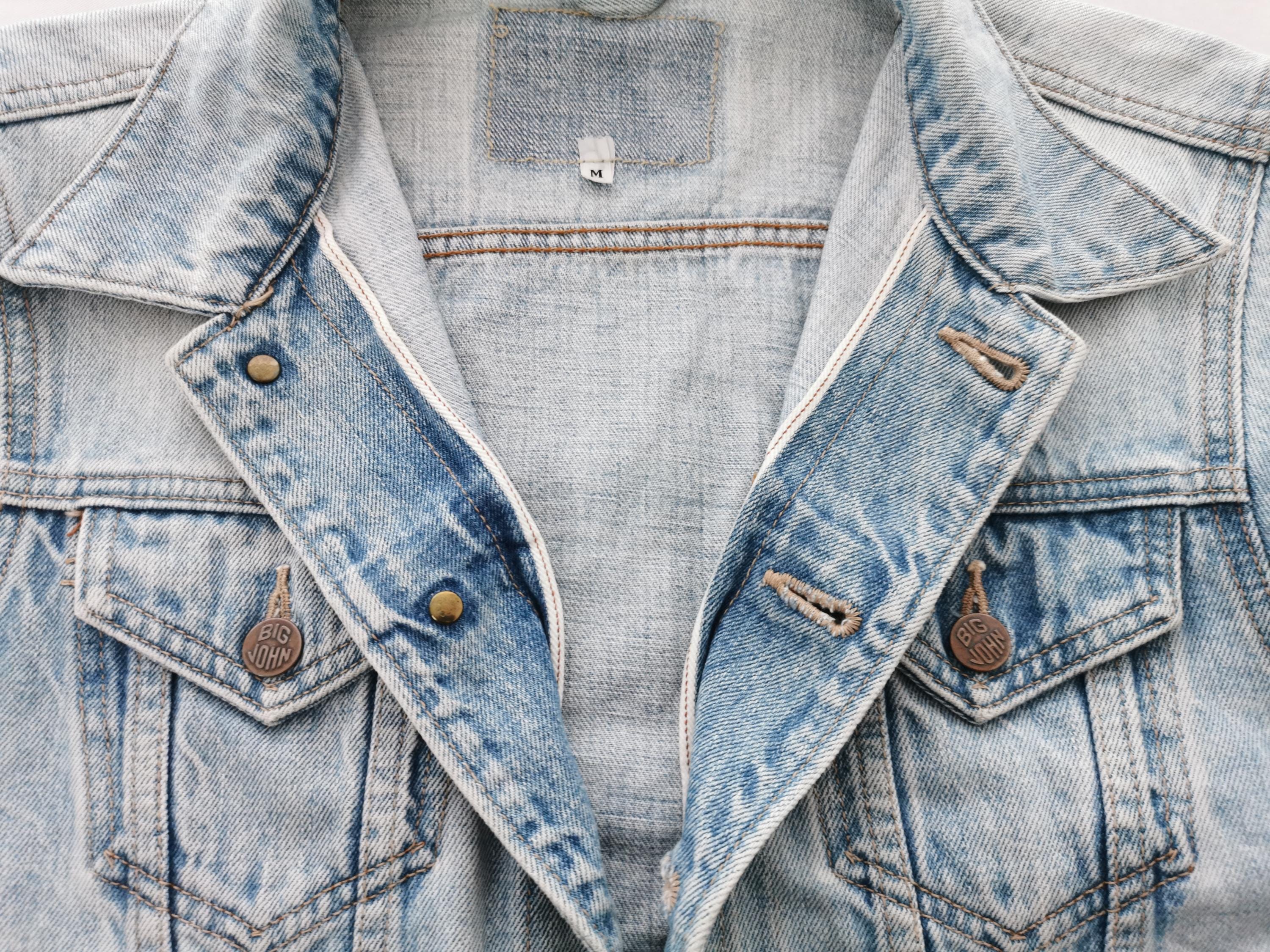 Big John Jacket Vintage 90's Big John Selvedge Denim Jacket Size M