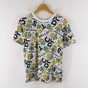 Minions Shirt Vintage Minions By Universal Studio Full Print T Shirt Size M
