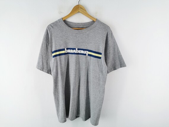 Billabong Shirt Vintage Billabong Striped Logo T Shirt Made